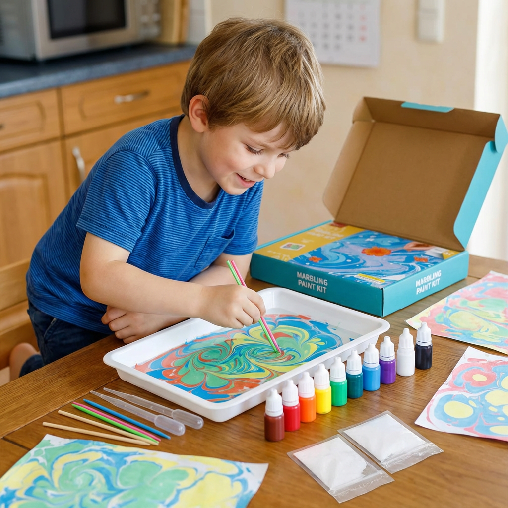 Creative Marble Watercolor Play Set