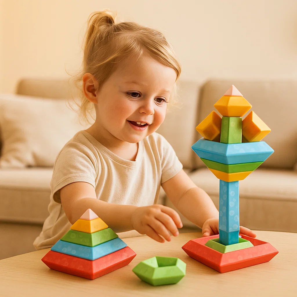 Child - Friendly Montessori Staple Blocks