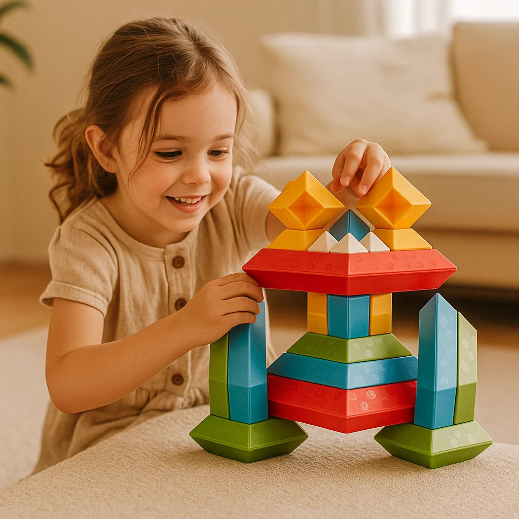 Child - Friendly Montessori Staple Blocks