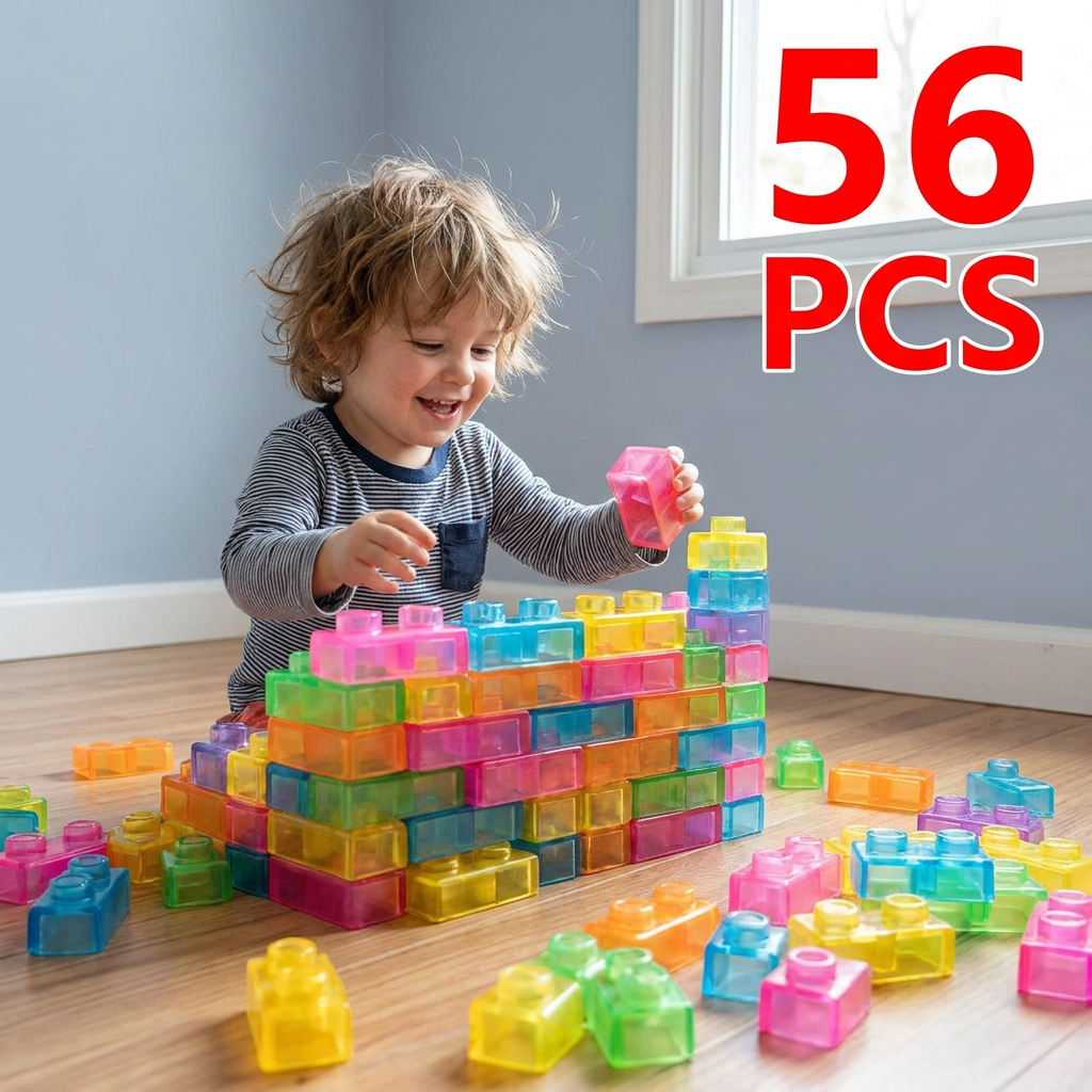 Magical Gummy Blocks, Soft Building Blocks for Children