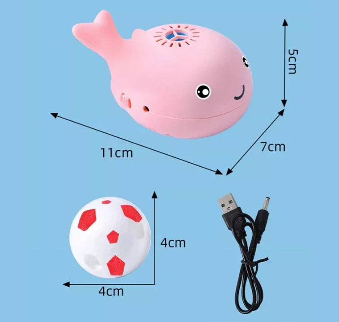 Whale Toy with Floating Ball