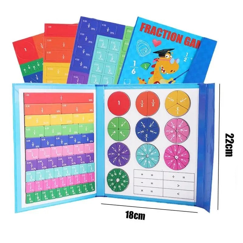 Montessori Kids Fraction Magnet Learning Toy
