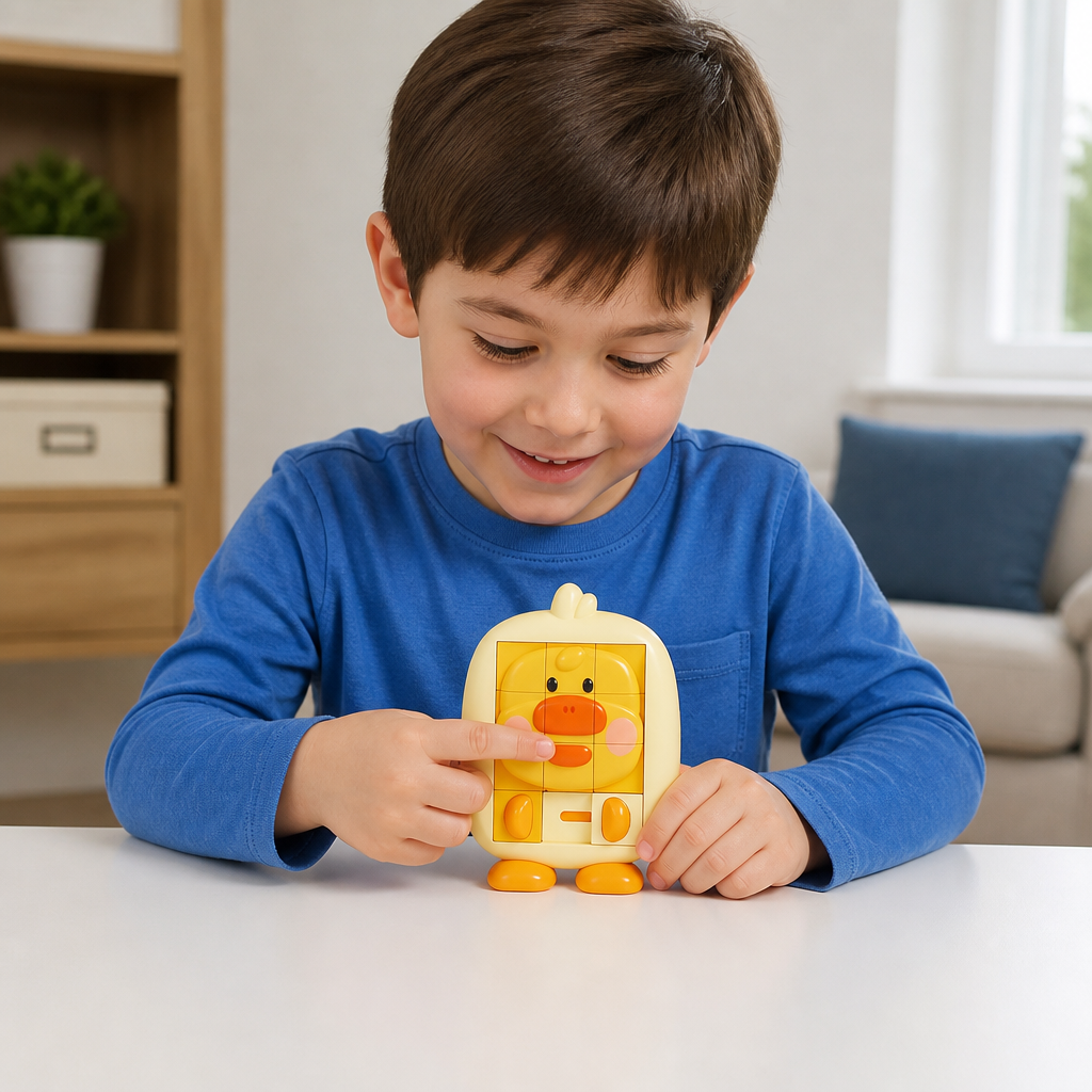 Educational Animal Sliding Puzzle Game