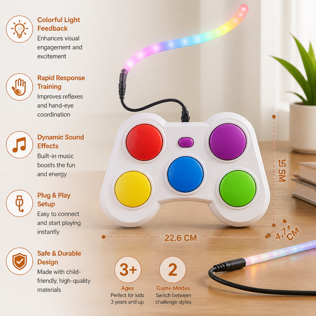 Light Defense Challenge – Interactive LED Reflex Game