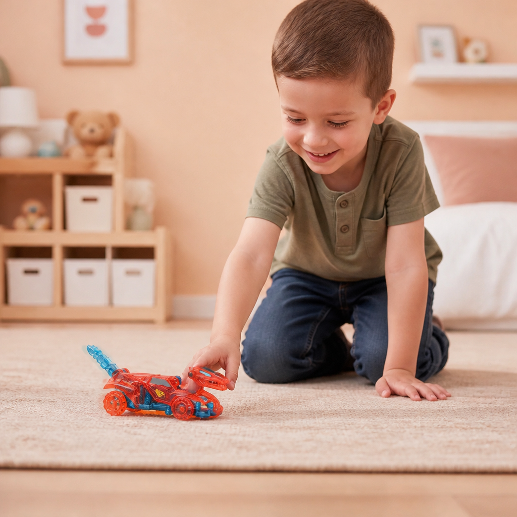 Jumping Transforming Racing Car Toy