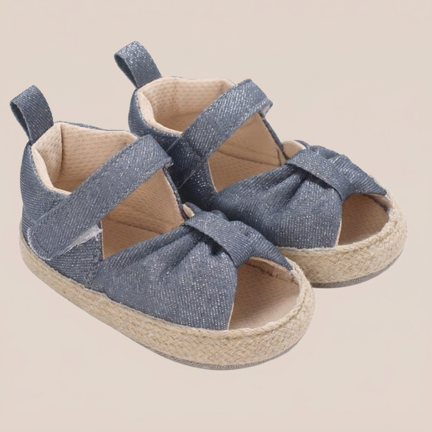 Espadrille Bow T-Strap Sandals