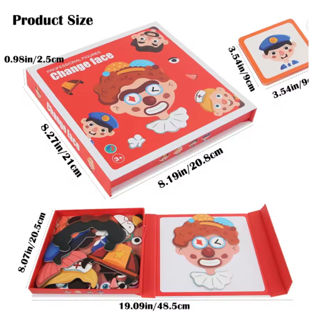 Educational Facial Expression Learning Puzzle for Kids
