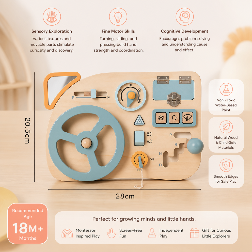 Explorer Steering Wheel – Montessori Steering Control