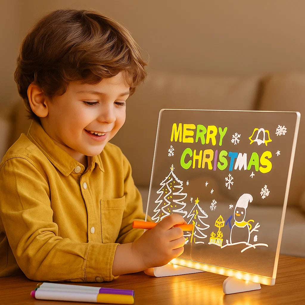 Luminous LED Drawing Board for Children