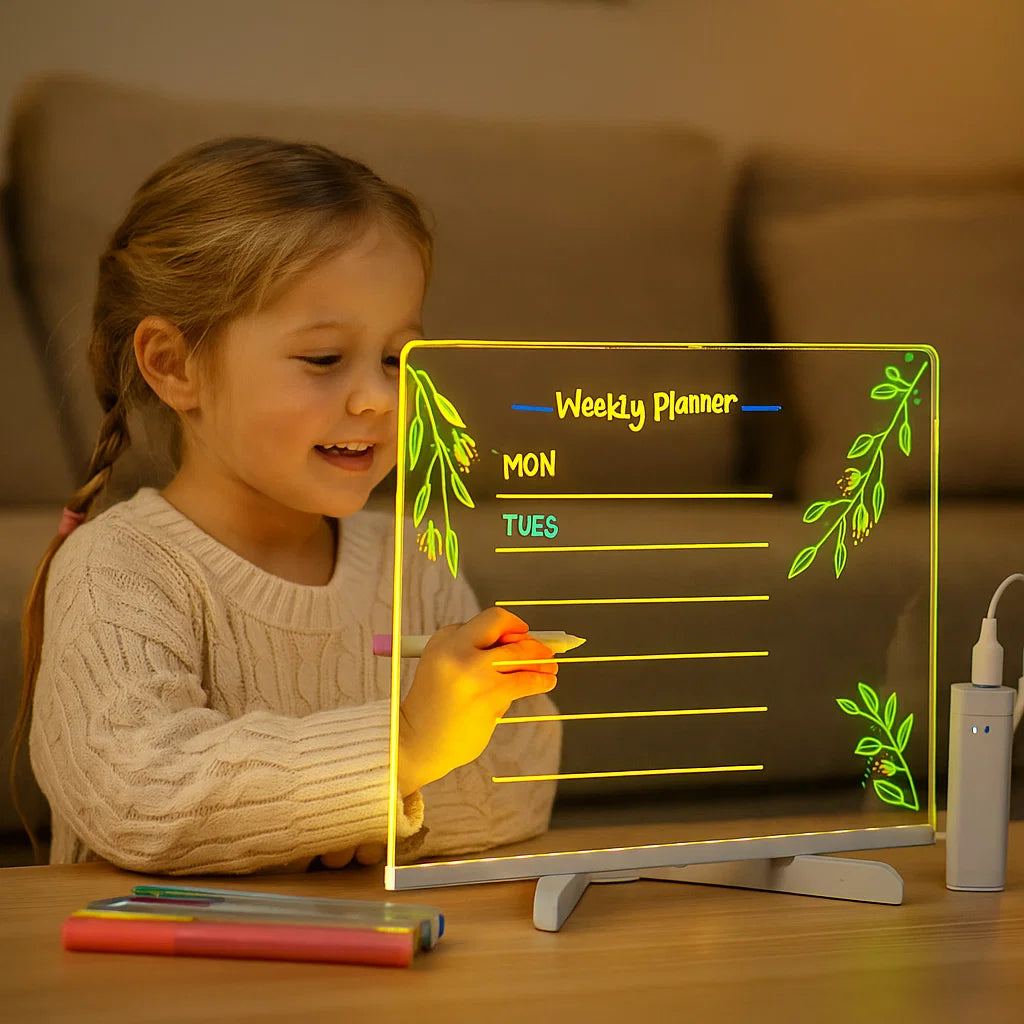 Luminous LED Drawing Board for Children