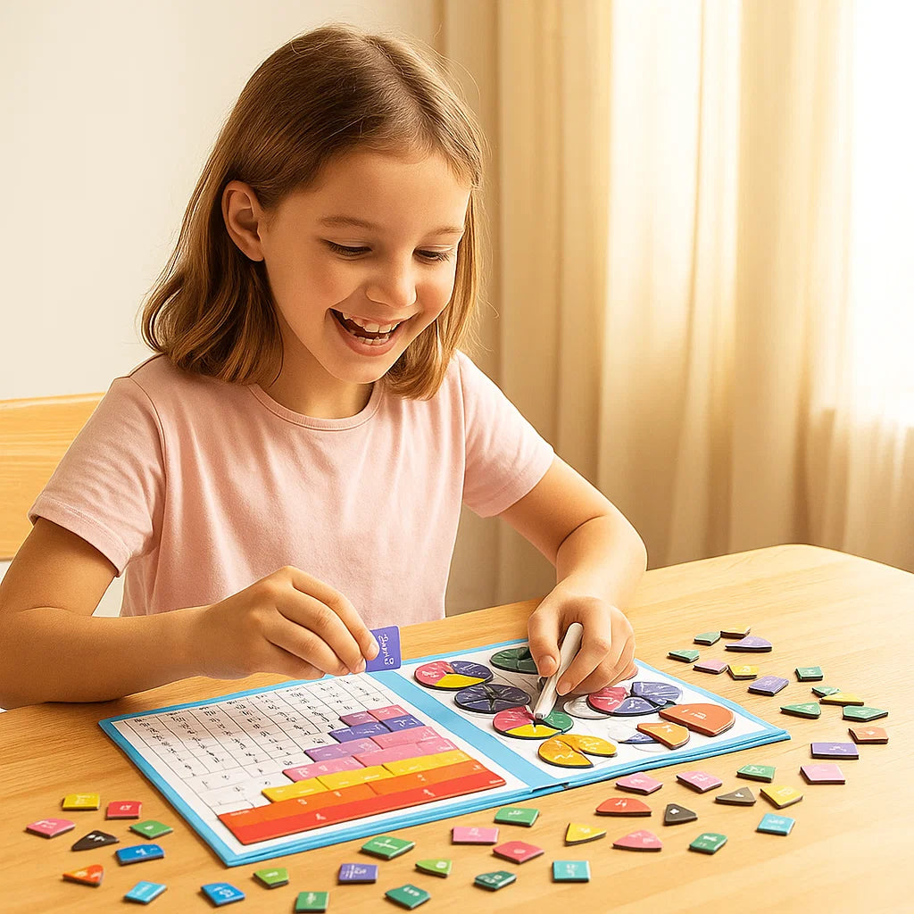 Montessori Kids Fraction Magnet Learning Toy