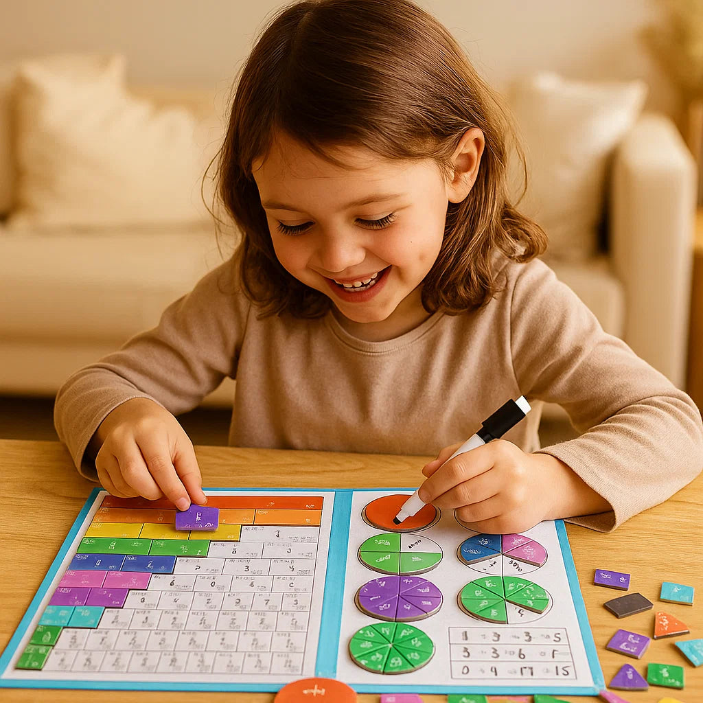 Montessori Kids Fraction Magnet Learning Toy