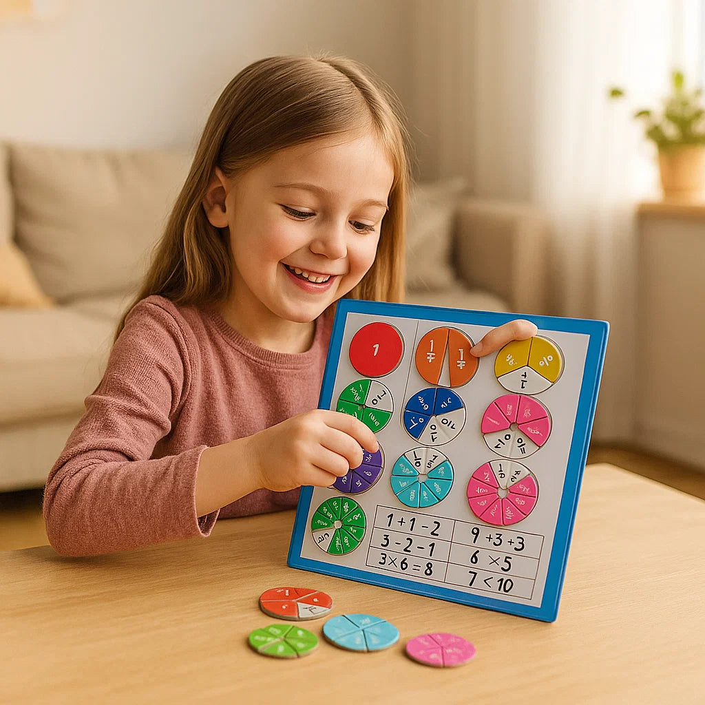 Montessori Kids Fraction Magnet Learning Toy