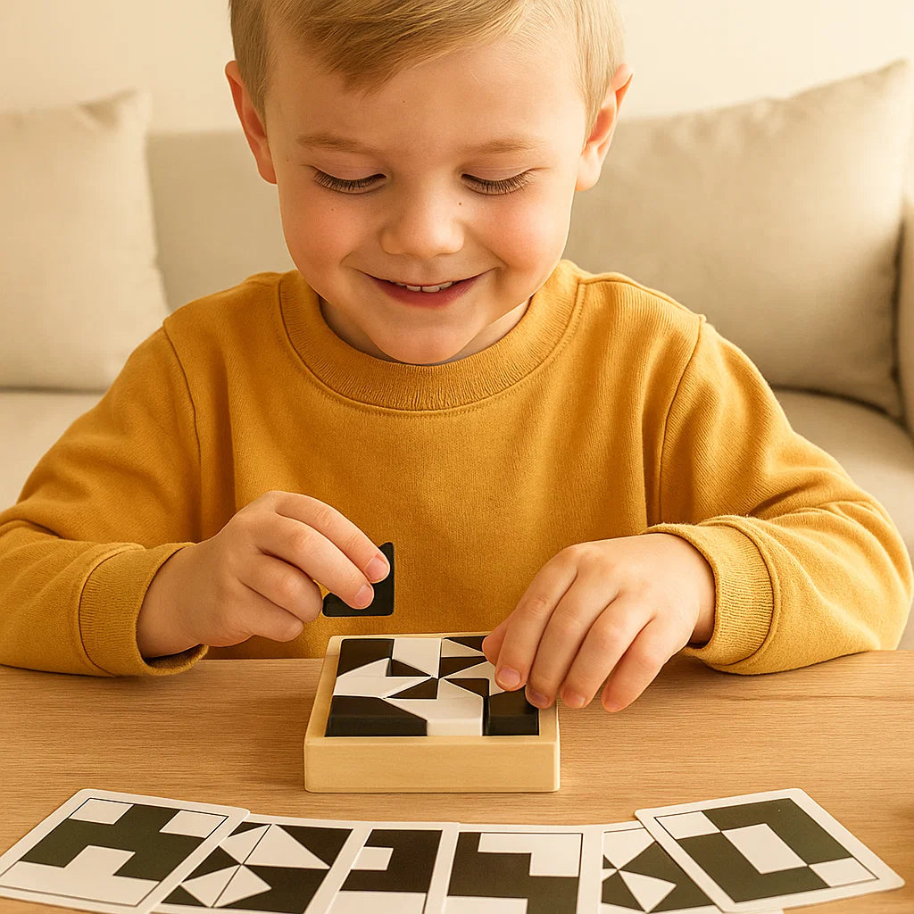 Dual Color Logic Puzzle Game in Pocket Size