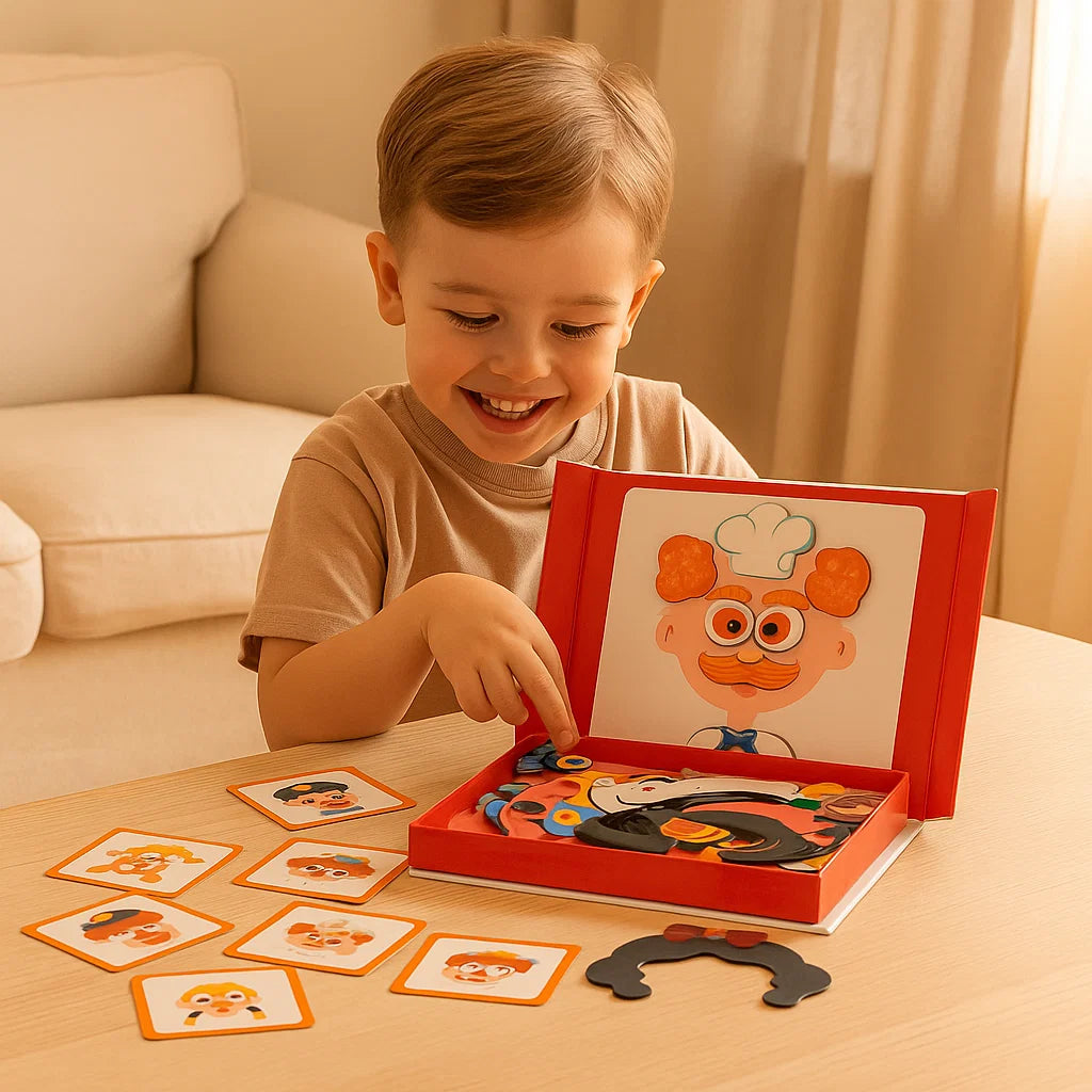 Educational Facial Expression Learning Puzzle for Kids