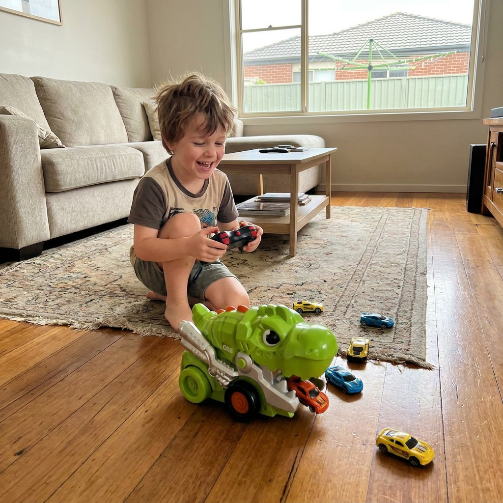 Remote Control Dino Car Chomper Truck