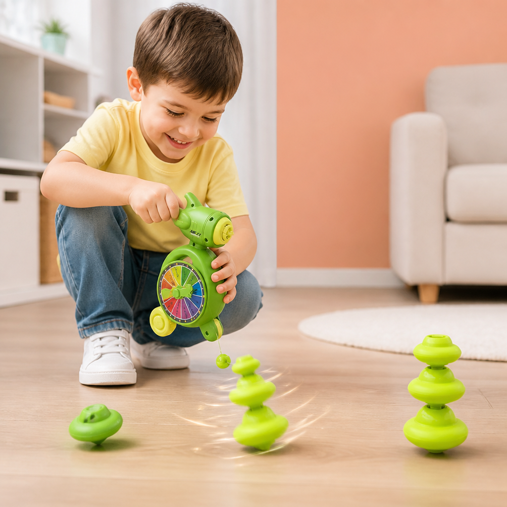 5-in-1 Gyro Educational Toy – Spinning, Balancing & Stacking Skill Game for Kids