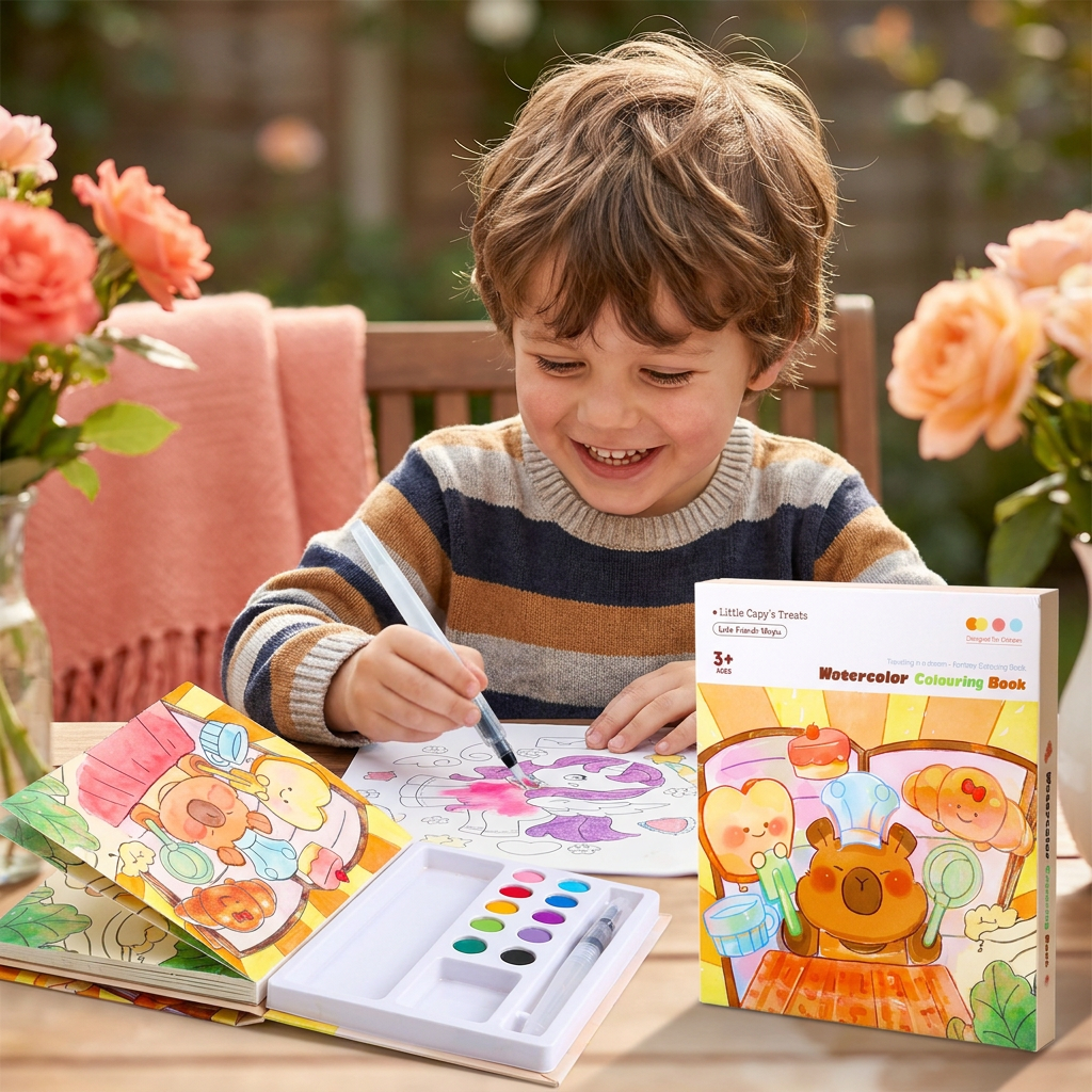 All-in-One Watercolour Painting Book