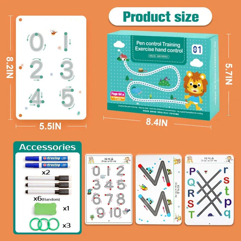 MagicLines - Magical Tracing Workbook Set