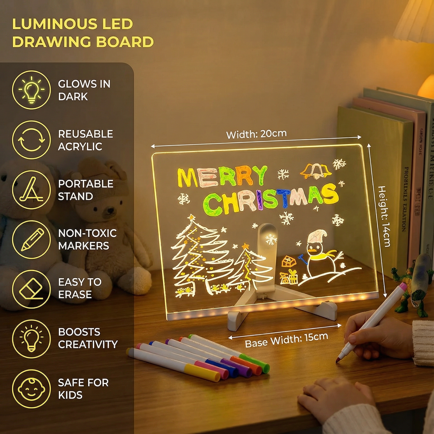 Luminous LED Drawing Board for Children