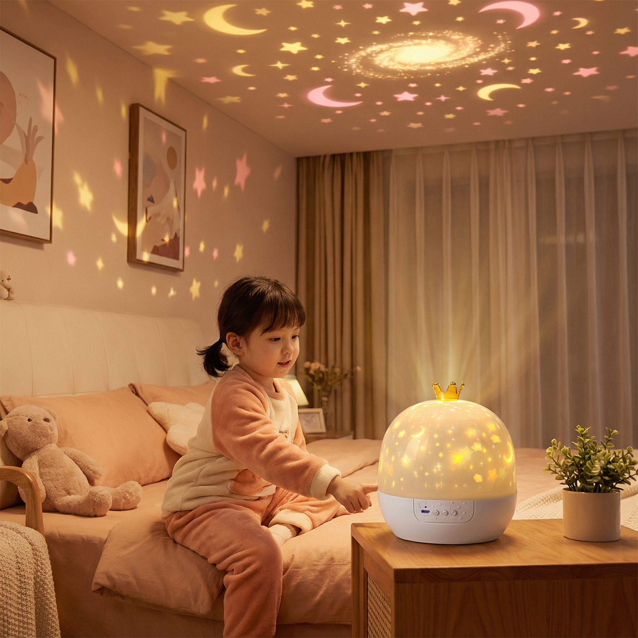 2-in-1 Kids Night Light and Projector – Kiddofinds