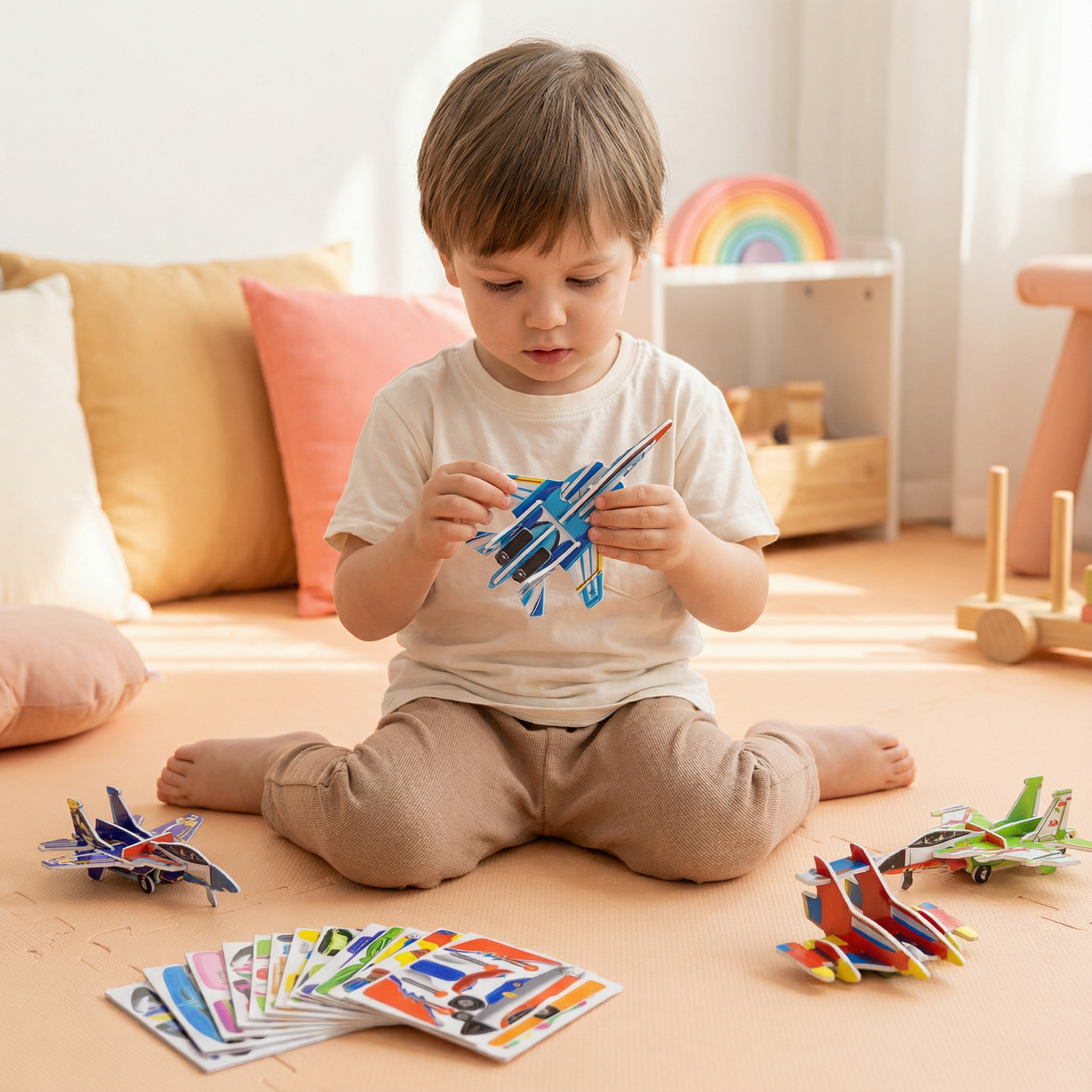 3D Cartoon Puzzle Set for Children