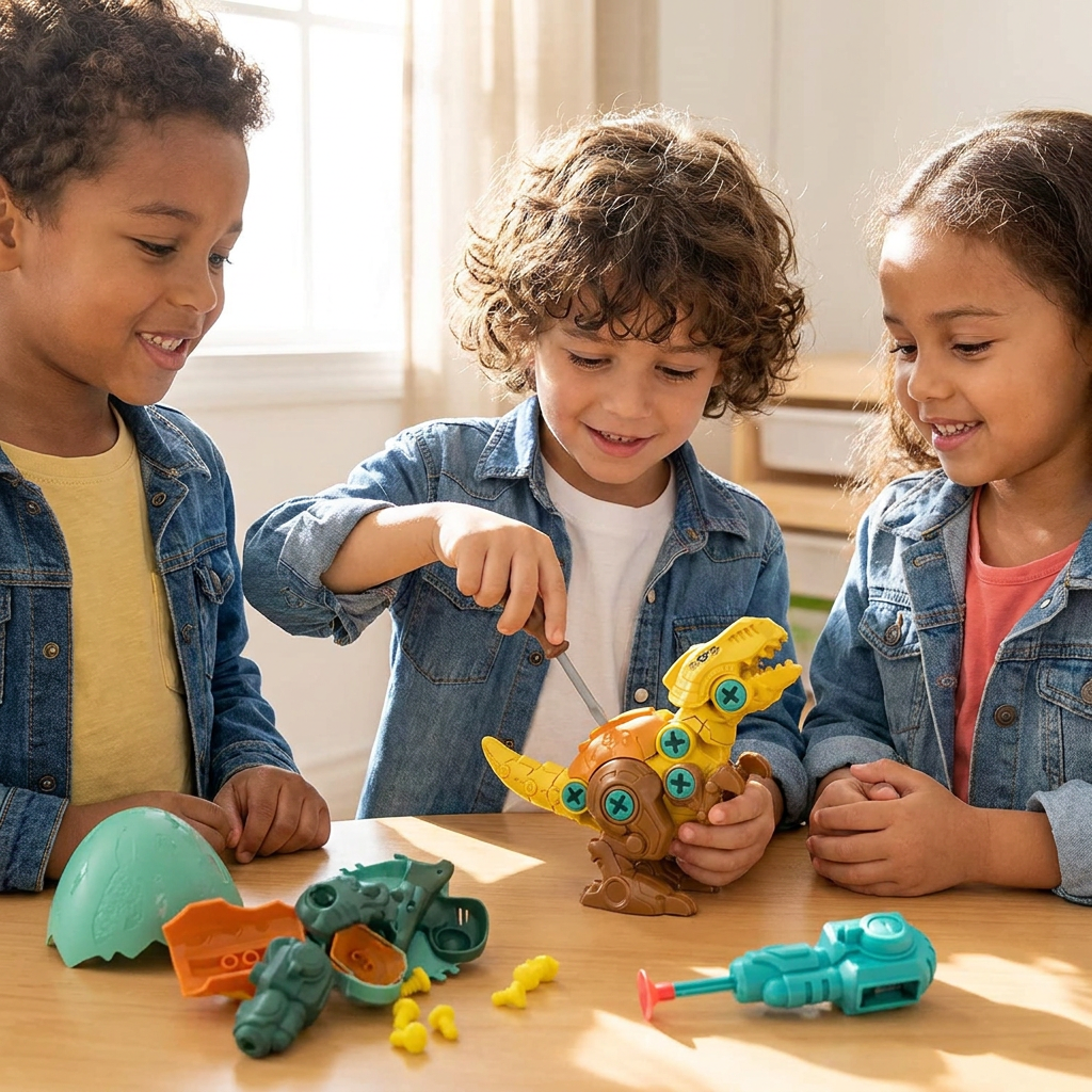 DIY Build & Transform Dinosaur Egg Toy