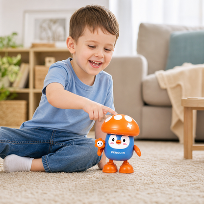 Interactive Talking & Dancing Penguin Toy with Music