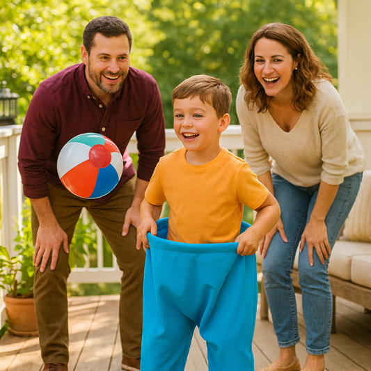 Clown Pants Catch Ball Family Game