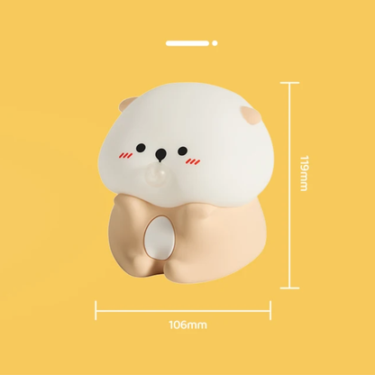 Adorable Bubble-Blowing Otter Silicone Night Lamp