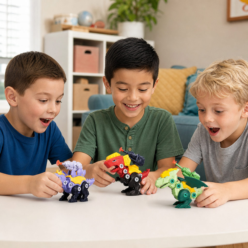 DIY Build & Transform Dinosaur Egg Toy