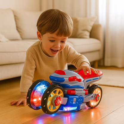 Light-Up Musical Dancing Motorbike