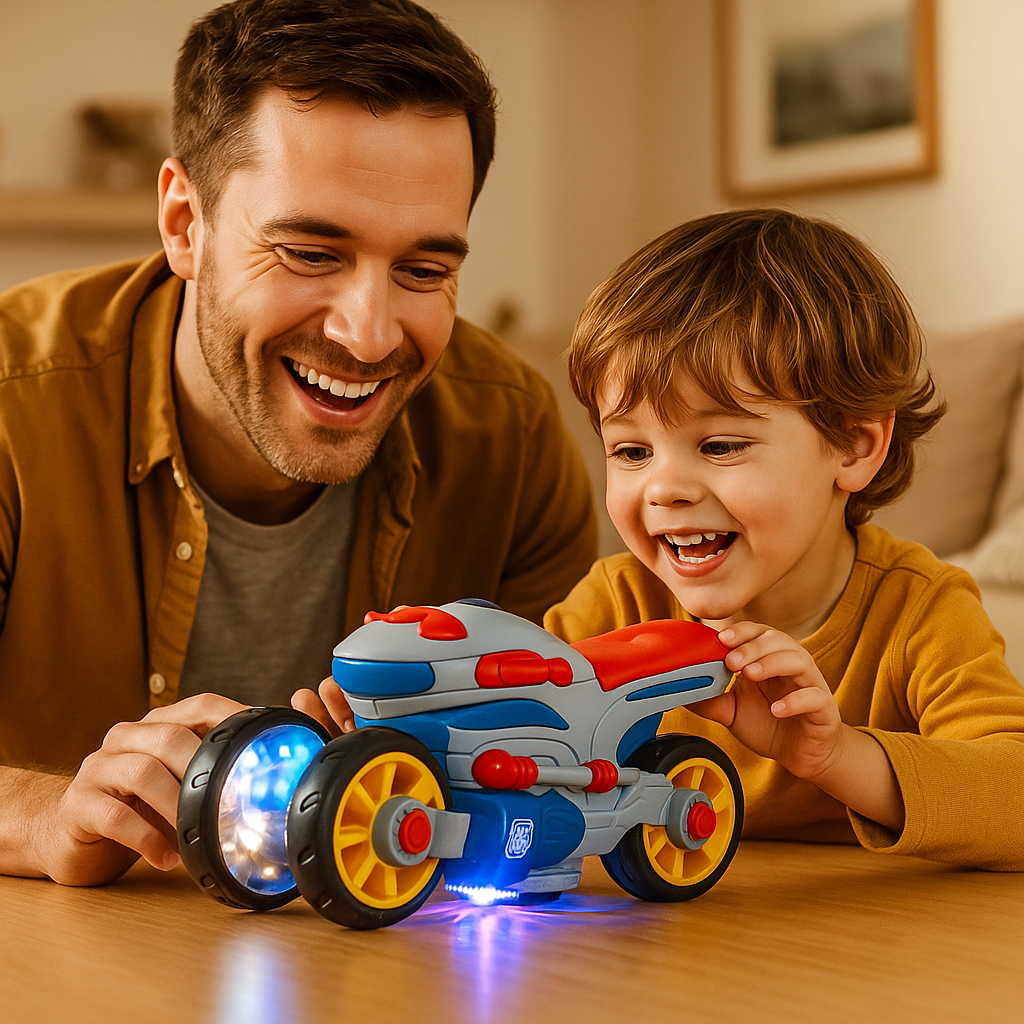 Light-Up Musical Dancing Motorbike