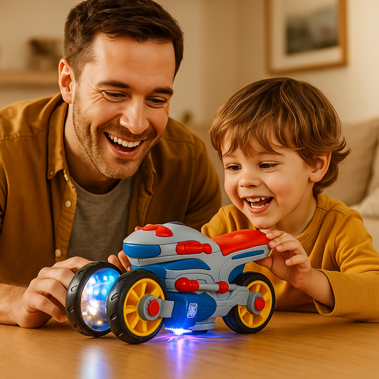 Light-Up Musical Dancing Motorbike