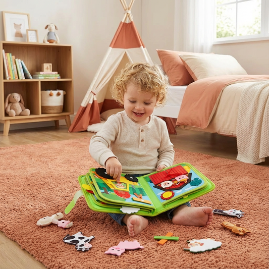 Educational Montessori Farm Story Book