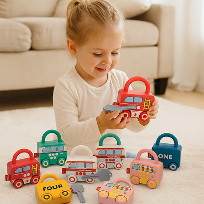 Montessori Key and Lock – Patterns & Colors Toy
