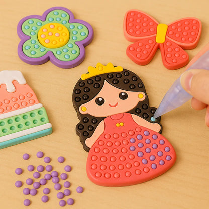Magical Bead Painting – DIY Set for Kids