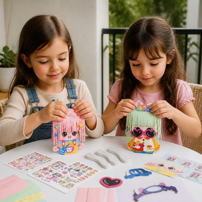 DIY Hair Stylist Craft Kit for Kids