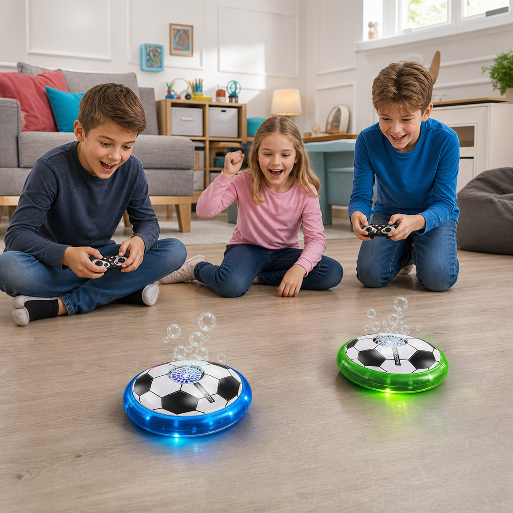 Remote Control Soccer Bubble Ball with Lights & Music