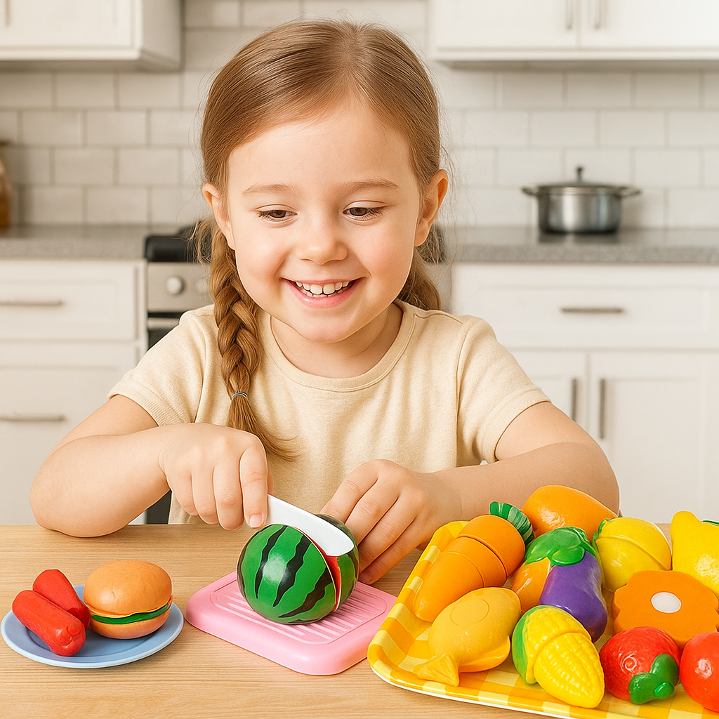 Fruit & Vegetable Cutting Play Set