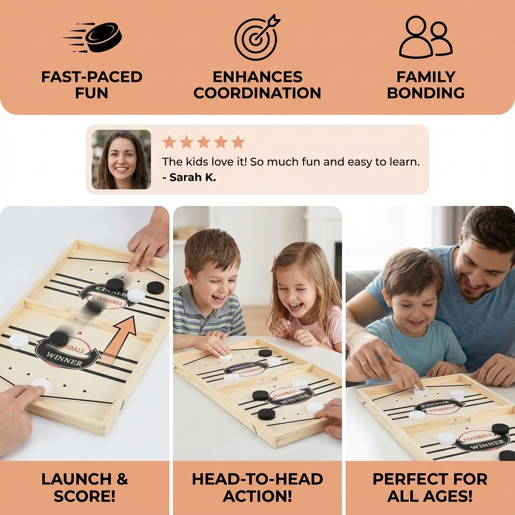 Wooden Sling Shot Chess board game