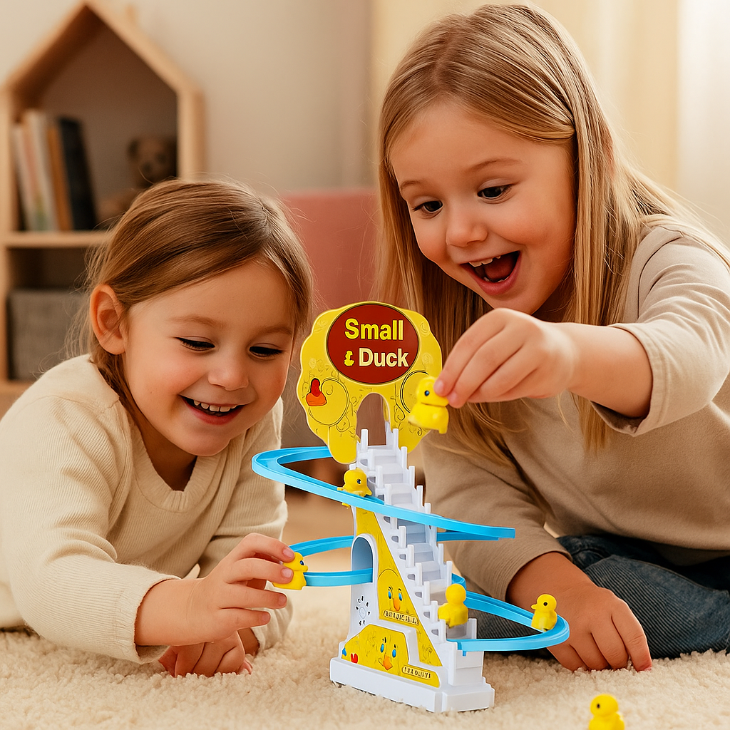 Duck Slide Roller Coaster Fun
