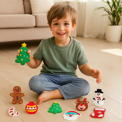 Safe Felt Christmas Set for DIY Sewing