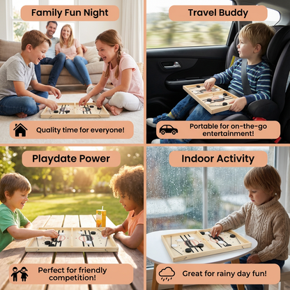 Wooden Sling Shot Chess board game