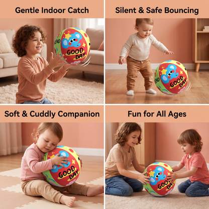Soft & Safe Silent Indoor Play Ball for Kids