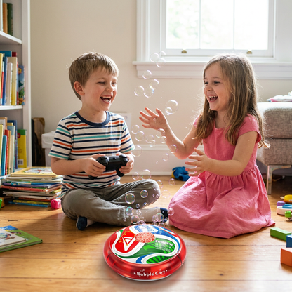Remote Control Soccer Bubble Ball with Lights & Music
