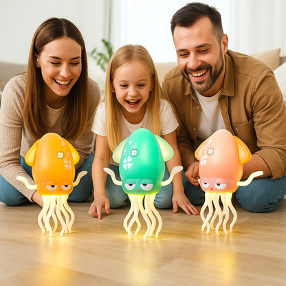 Dancing Squid Tummy Time Toy