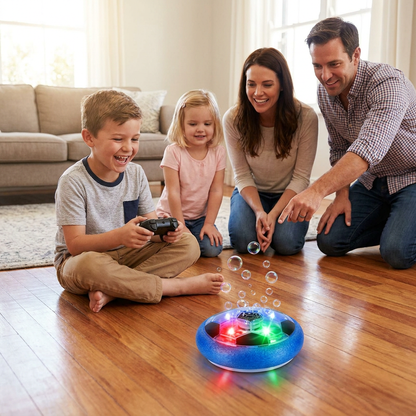 Remote Control Soccer Bubble Ball with Lights & Music