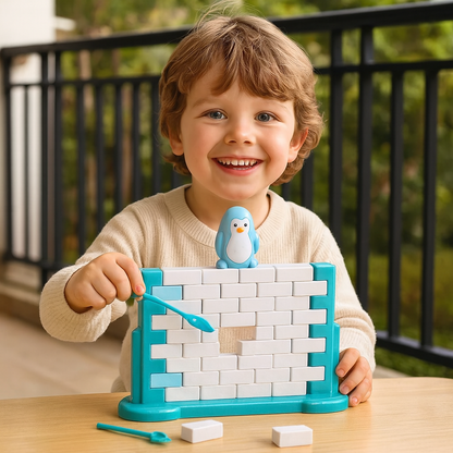 Penguin Ice Wall Balance Family Game