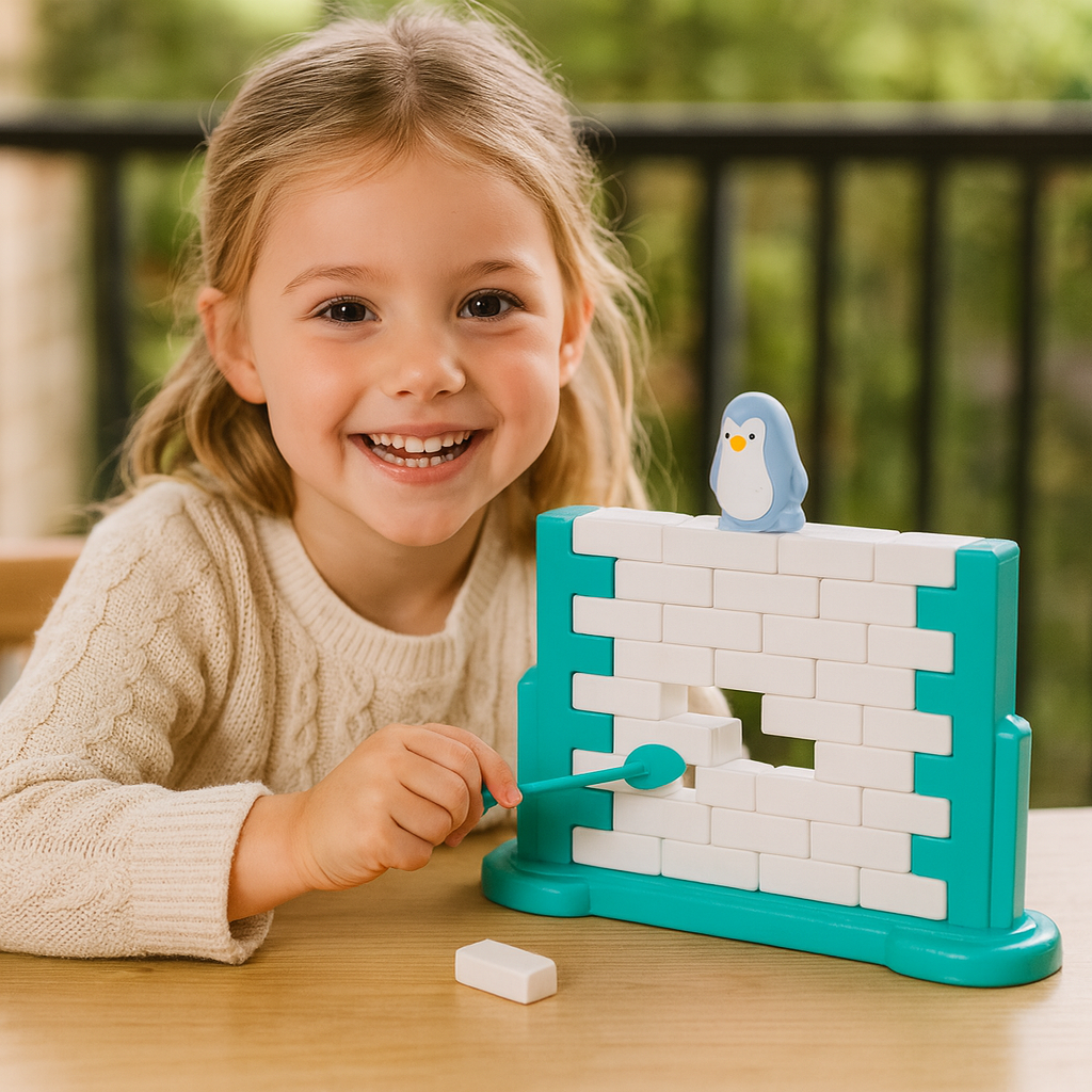 Penguin Ice Wall Balance Family Game